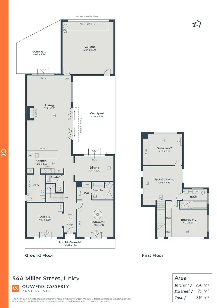 Floorplan of Homely house listing, 54a Miller Street, Unley SA 5061
