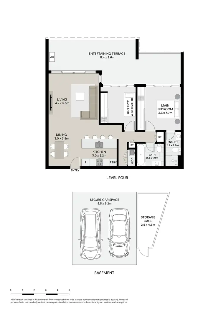 Floorplan of Homely apartment listing, 411/538 Rocky Point Road, Sans Souci NSW 2219