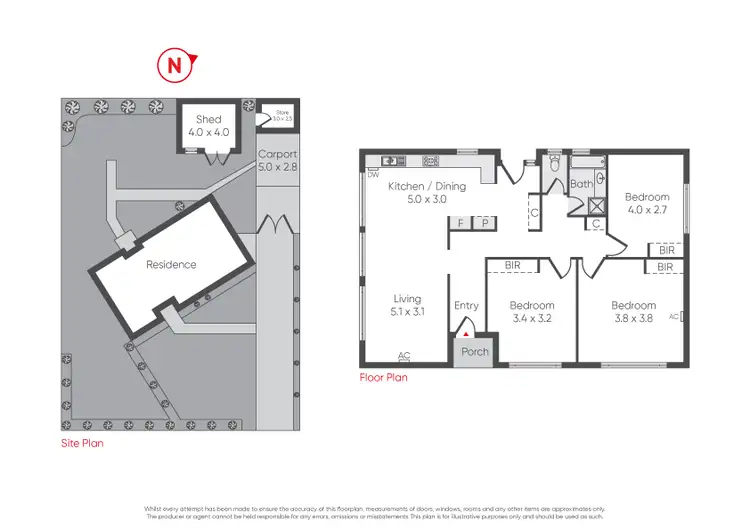 Floorplan of Homely house listing, 34 Tyquin Street, Laverton VIC 3028