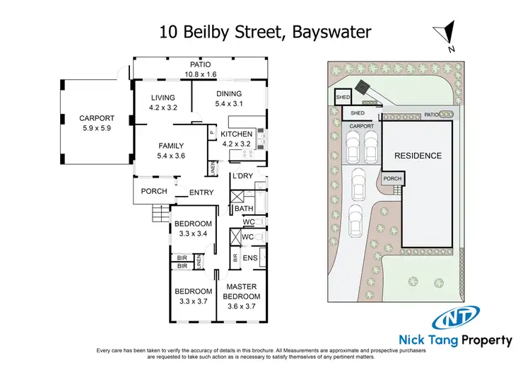 Floorplan of Homely house listing, 10 Beilby Street, Bayswater VIC 3153
