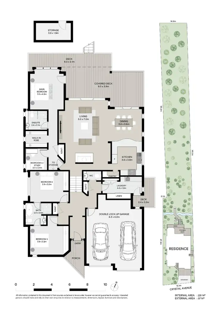 Floorplan of Homely house listing, 55 Crystal Avenue, Pearl Beach NSW 2256