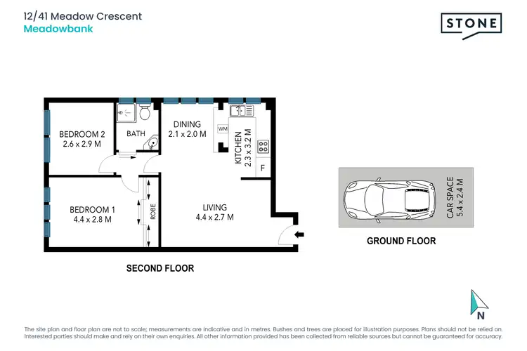 Floorplan of Homely unit listing, 12/41 Meadow Crescent, Meadowbank NSW 2114