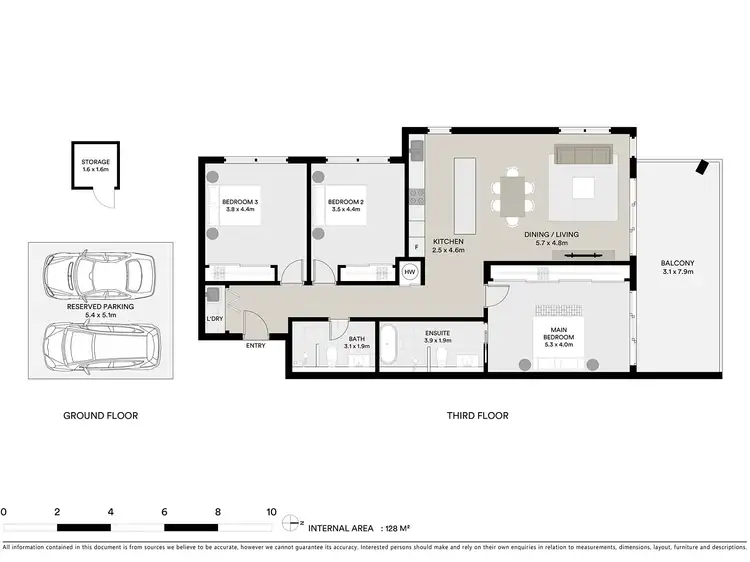 Floorplan of Homely apartment listing, 19/21 Gore Street, Port Macquarie NSW 2444