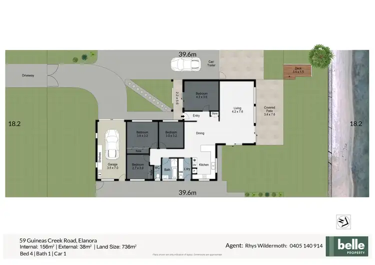 Floorplan of Homely house listing, 59 Guineas creek Road, Elanora QLD 4221