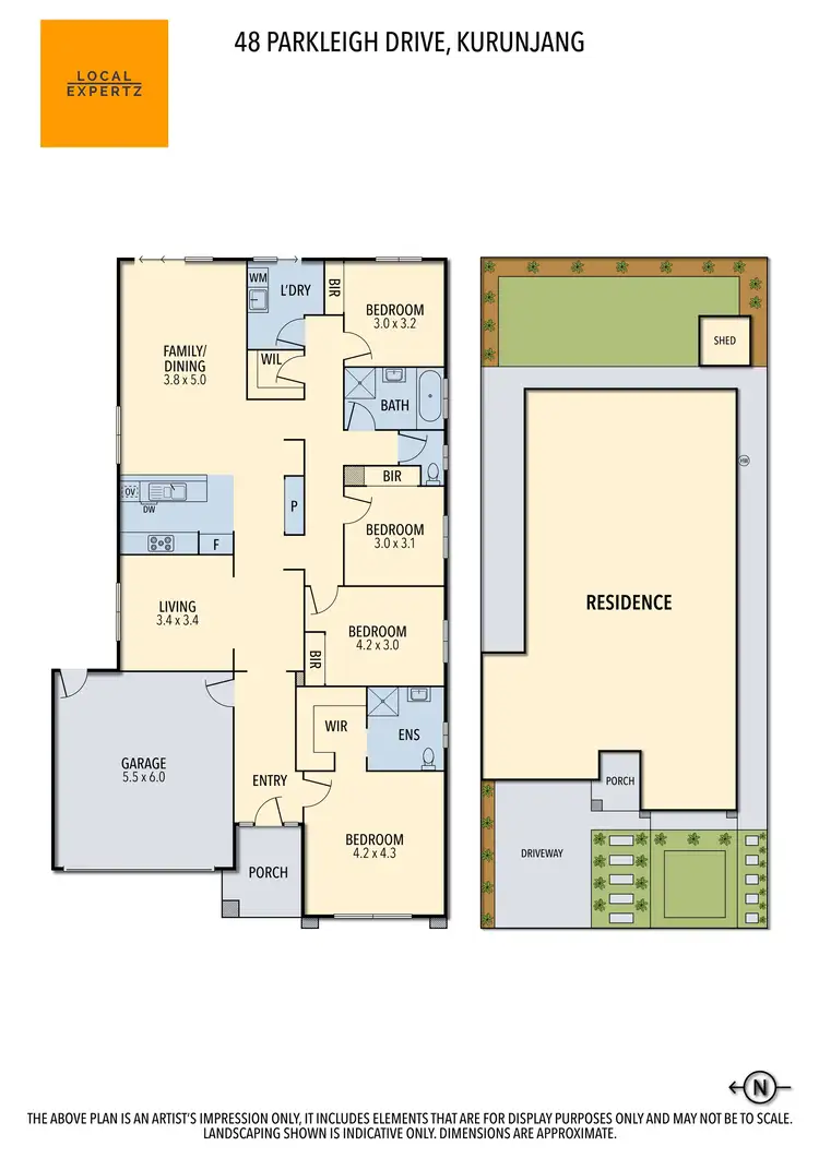 Floorplan of Homely house listing, 48 Parkleigh Drive, Kurunjang VIC 3337