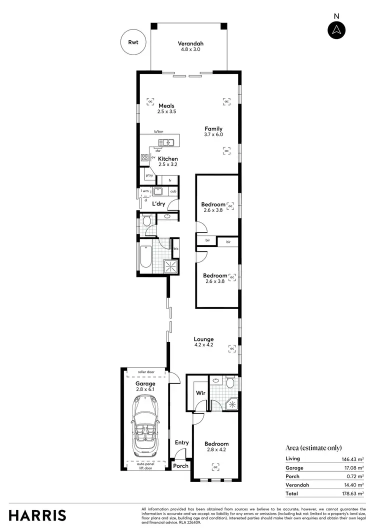 Floorplan of Homely house listing, 9A Nilginee Street, Rostrevor SA 5073