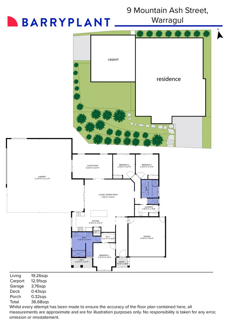 Floorplan of Homely house listing, 9 Mountain Ash Street, Warragul VIC 3820