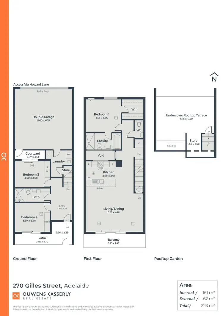 Floorplan of Homely townhouse listing, 270 Gilles Street, Adelaide SA 5000