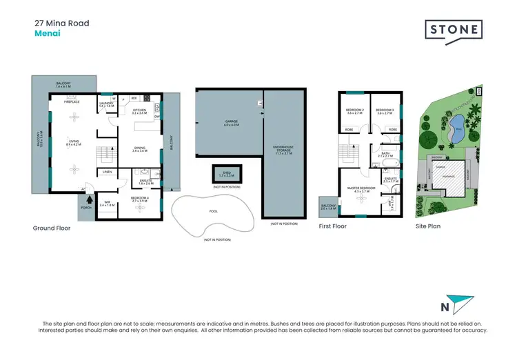 Floorplan of Homely house listing, 27 Mina Road, Menai NSW 2234