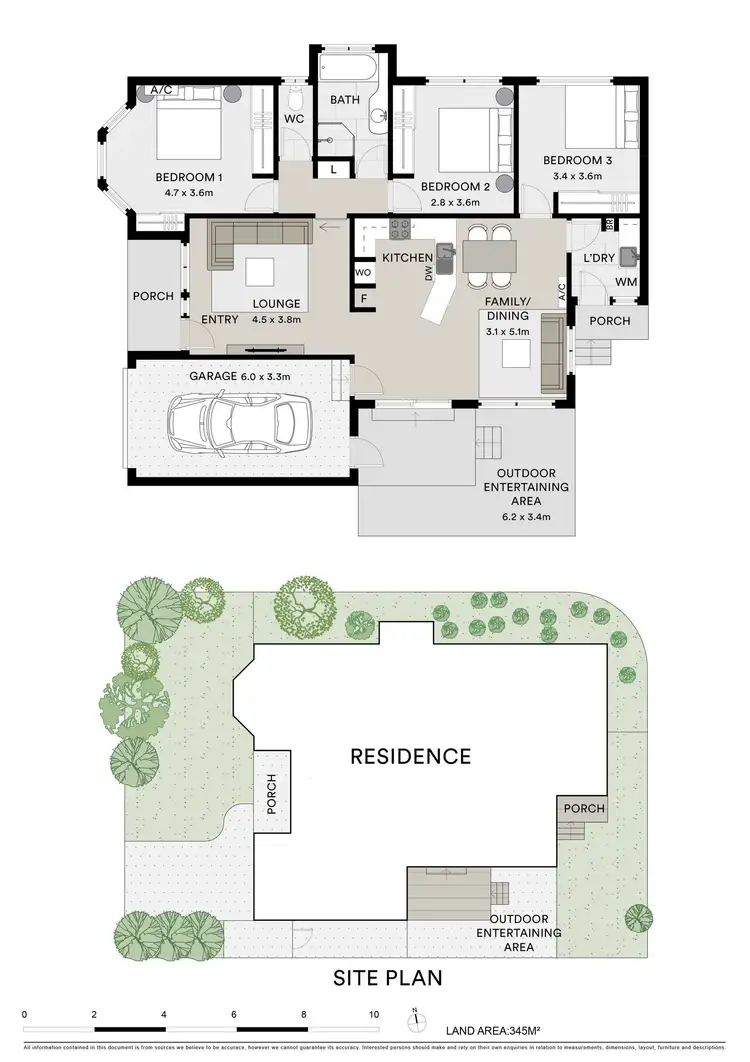 Floorplan of Homely townhouse listing, 1/5 Marcus Street, Highton VIC 3216