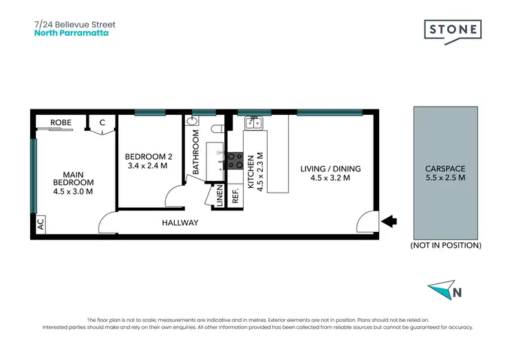 Floorplan of Homely apartment listing, 7/24 Bellevue Street, North Parramatta NSW 2151