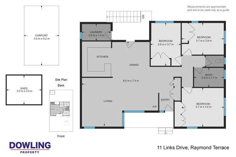 Floorplan of Homely house listing, 11 Links Drive, Raymond Terrace NSW 2324