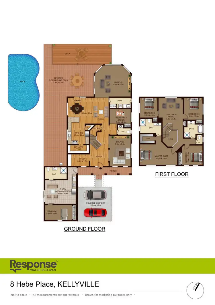 Floorplan of Homely house listing, 8 Hebe Place, Kellyville NSW 2155