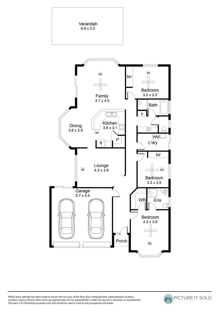 Floorplan of Homely house listing, 9 Moore Street, Birkenhead SA 5015