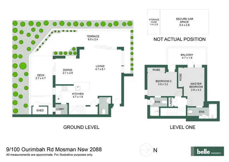 Floorplan of Homely apartment listing, 9/100 Ourimbah Road, Mosman NSW 2088