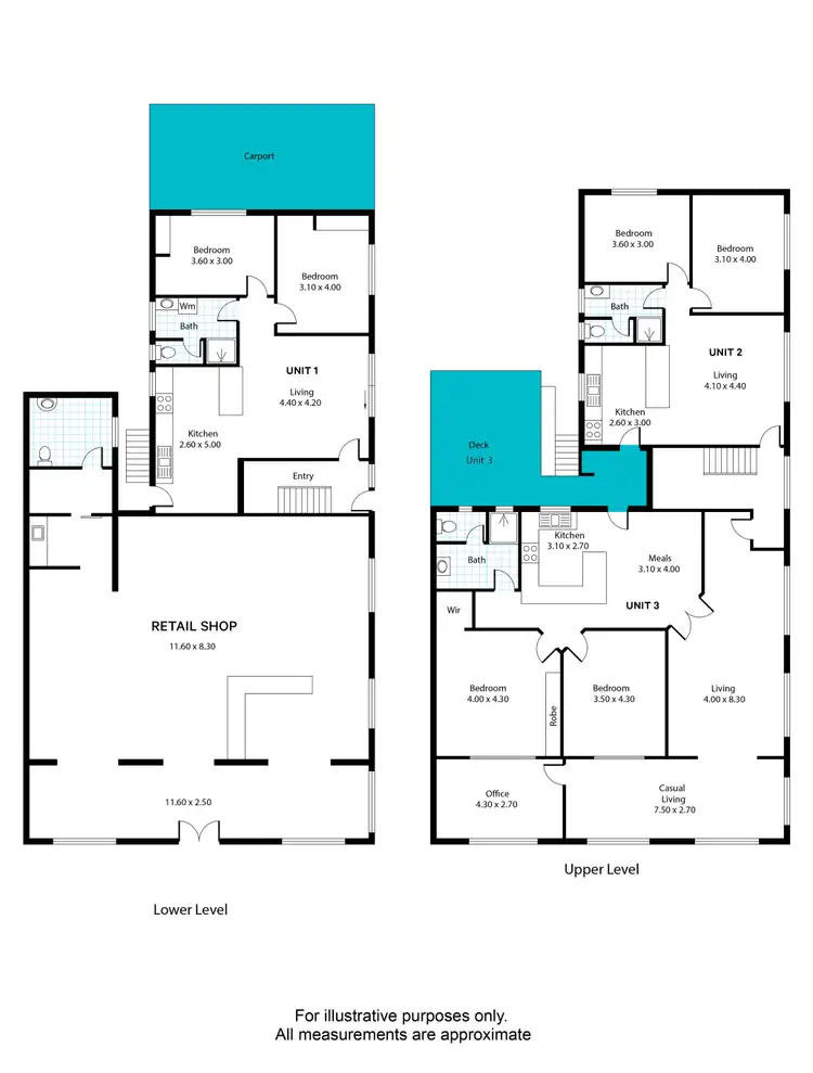 Floorplan of Homely block of units listing, 745 Marion Road, Ascot Park SA 5043