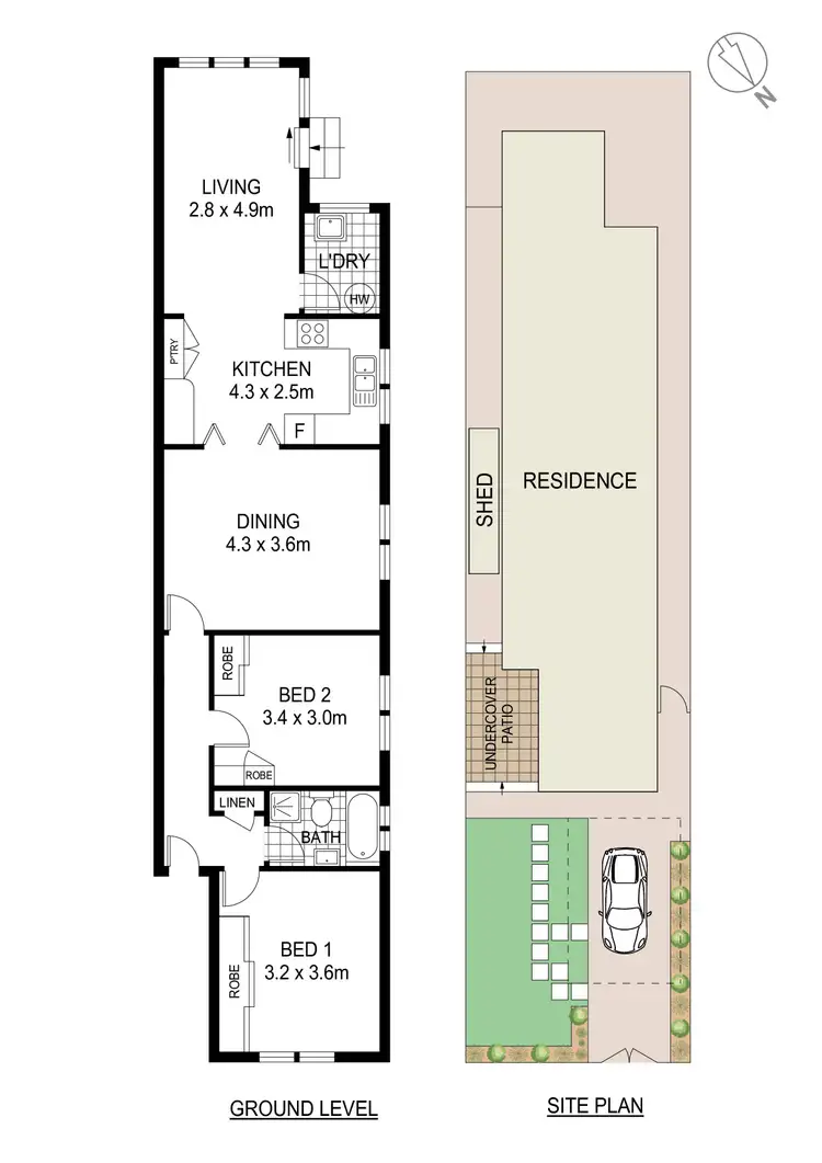 Floorplan of Homely house listing, 34 Alfred Street, St Peters NSW 2044