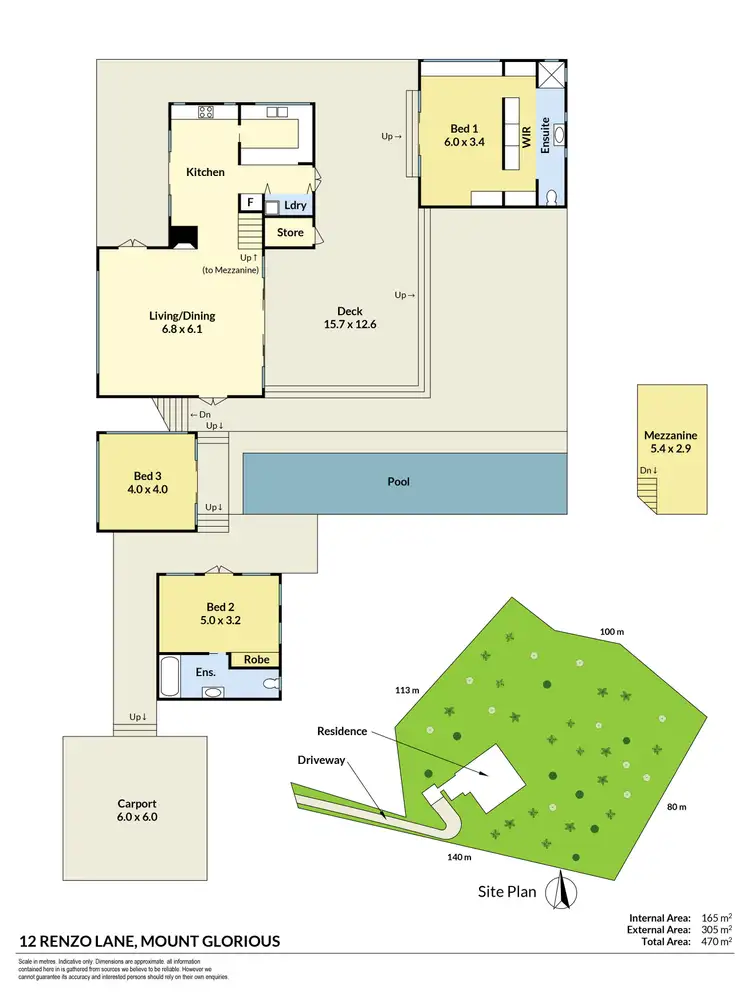 Floorplan of Homely house listing, 12 Renzo Lane, Mount Glorious QLD 4520