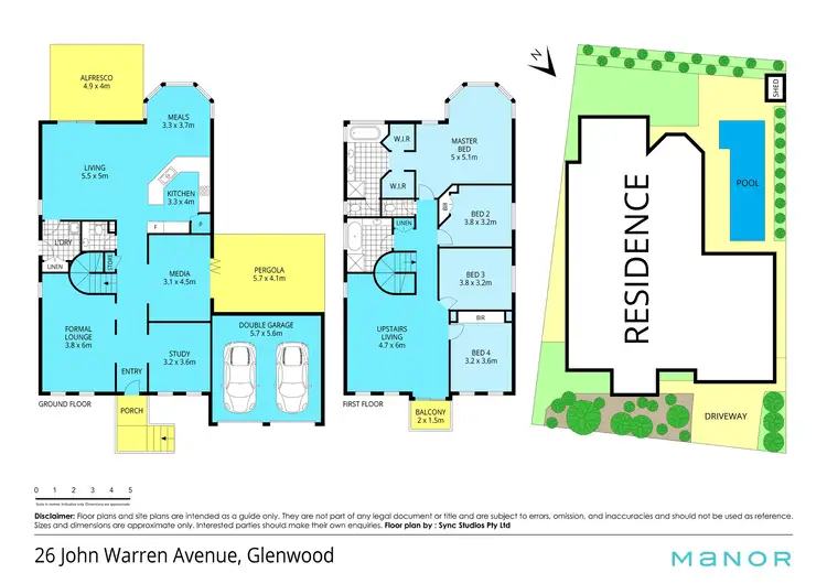 Floorplan of Homely house listing, 26 John Warren Avenue, Glenwood NSW 2768