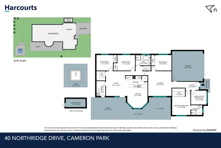 Floorplan of Homely house listing, 40 Northridge Drive, Cameron Park NSW 2285