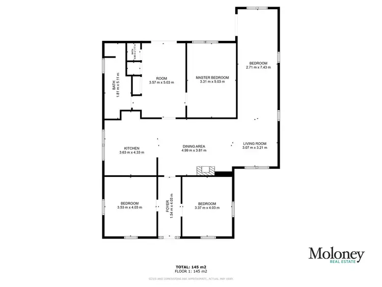 Floorplan of Homely house listing, 23 Scott Street, Rutherglen VIC 3685