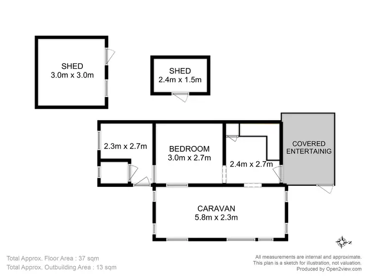 Floorplan of Homely land listing, 12 Kookaburra Street, Primrose Sands TAS 7173