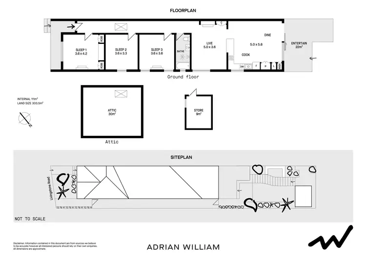 Floorplan of Homely house listing, 255 Livingstone Road, Marrickville NSW 2204
