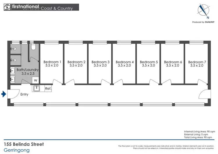 Floorplan of Homely house listing, 155 Belinda Street, Gerringong NSW 2534