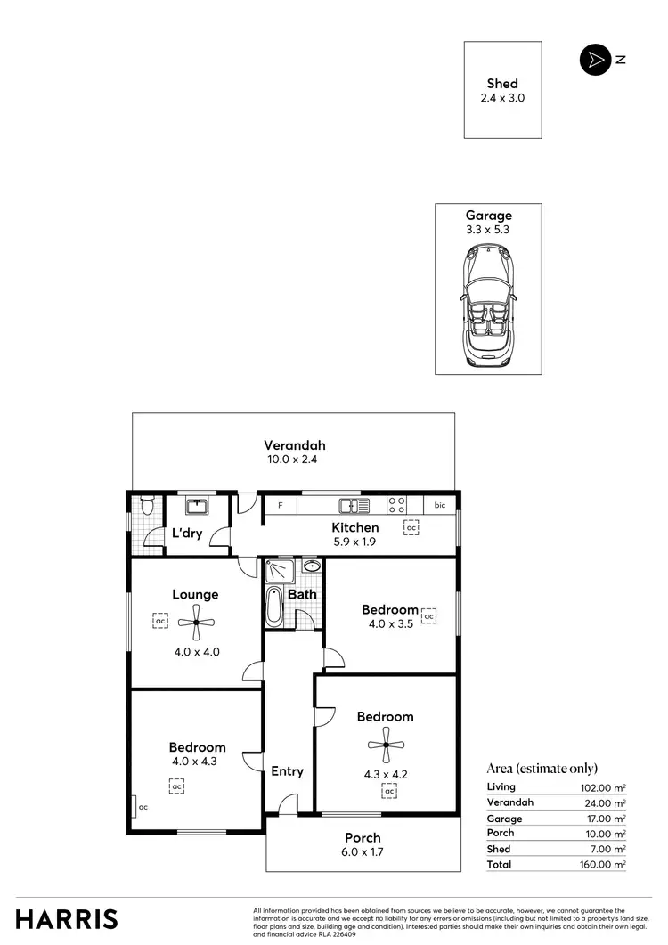 Floorplan of Homely house listing, 38 Railway Terrace, Edwardstown SA 5039