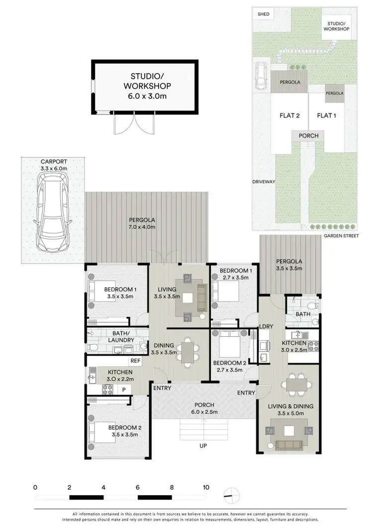 Floorplan of Homely house listing, 1 & 2/17 Garden Street, Blacktown NSW 2148