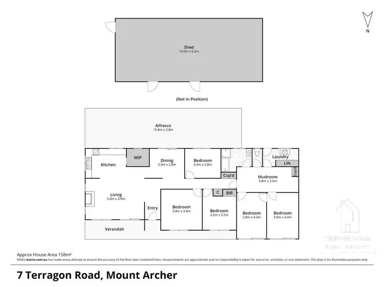 Floorplan of Homely rural property listing, 7 Terragon Road, Mount Archer QLD 4514