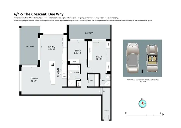 Floorplan of Homely apartment listing, 6/1-5 The Crescent, Dee Why NSW 2099