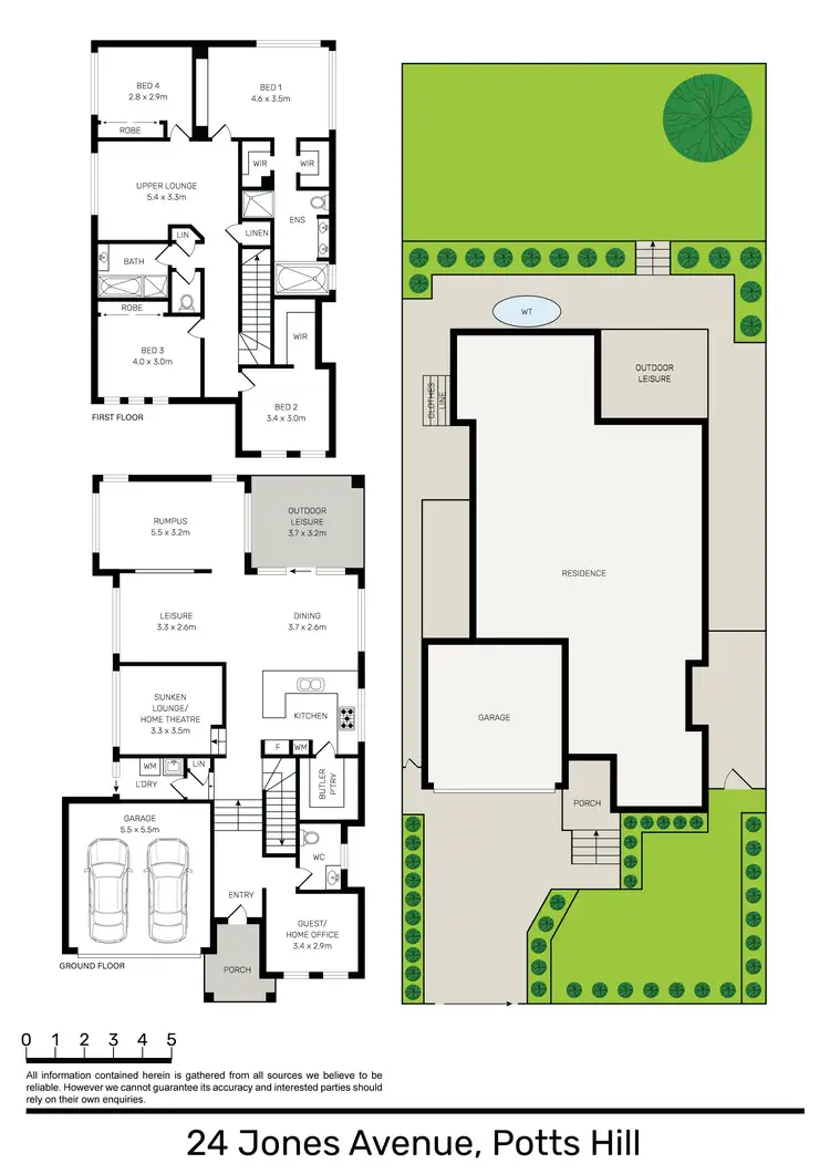 Floorplan of Homely house listing, 24 Jones Avenue, Potts Hill NSW 2143