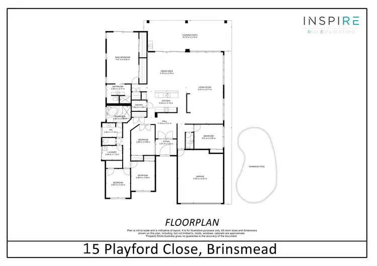 Floorplan of Homely house listing, 15 Playford Close, Brinsmead QLD 4870