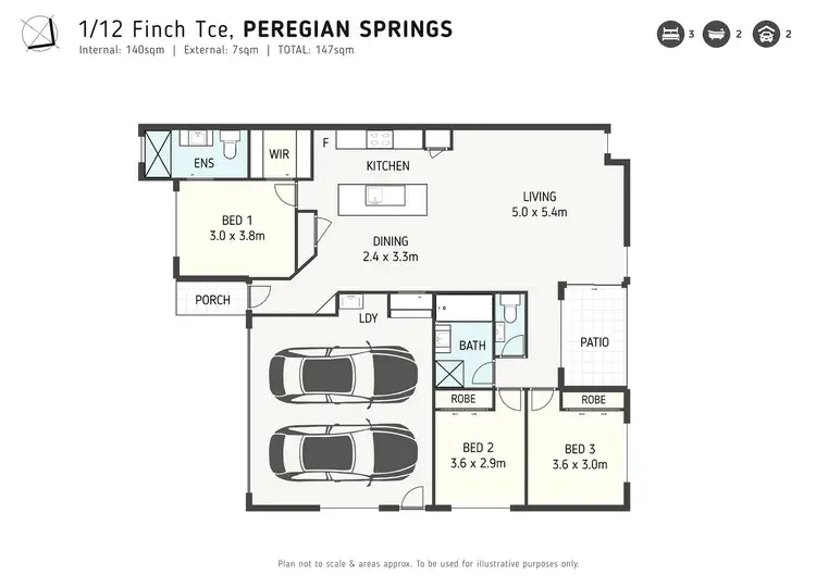 Floorplan of Homely house listing, 1/12 Finch Terrace, Peregian Springs QLD 4573