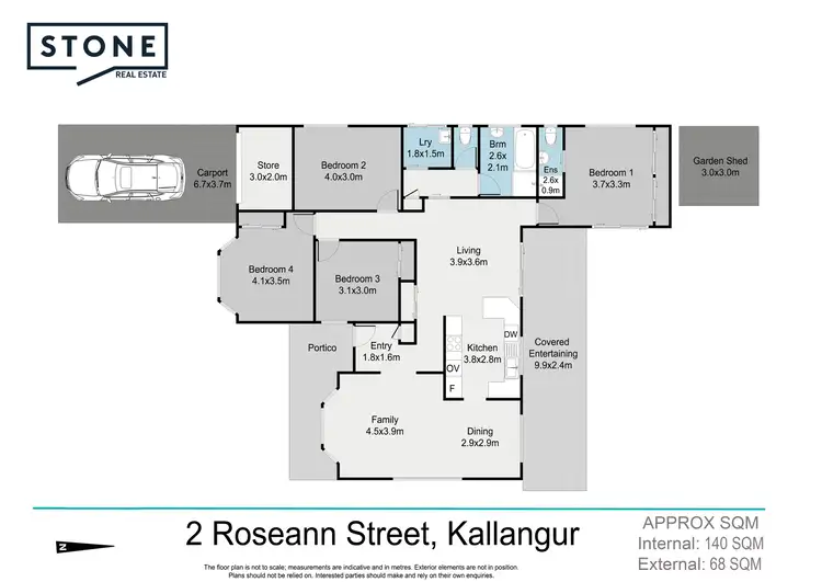 Floorplan of Homely house listing, 2 Roseann Street, Kallangur QLD 4503