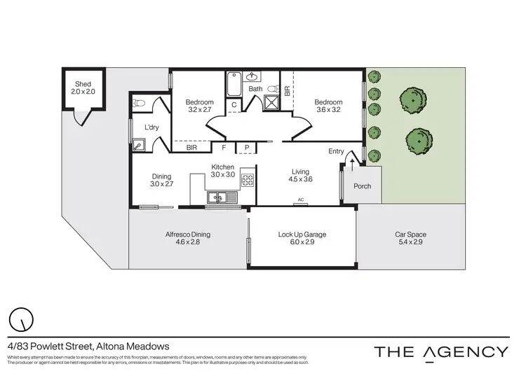 Floorplan of Homely unit listing, 4/83 Powlett Street, Altona Meadows VIC 3028