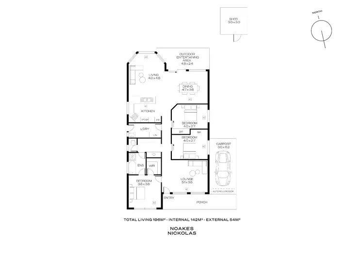 Floorplan of Homely house listing, 6 Bethany Rise, Hillbank SA 5112