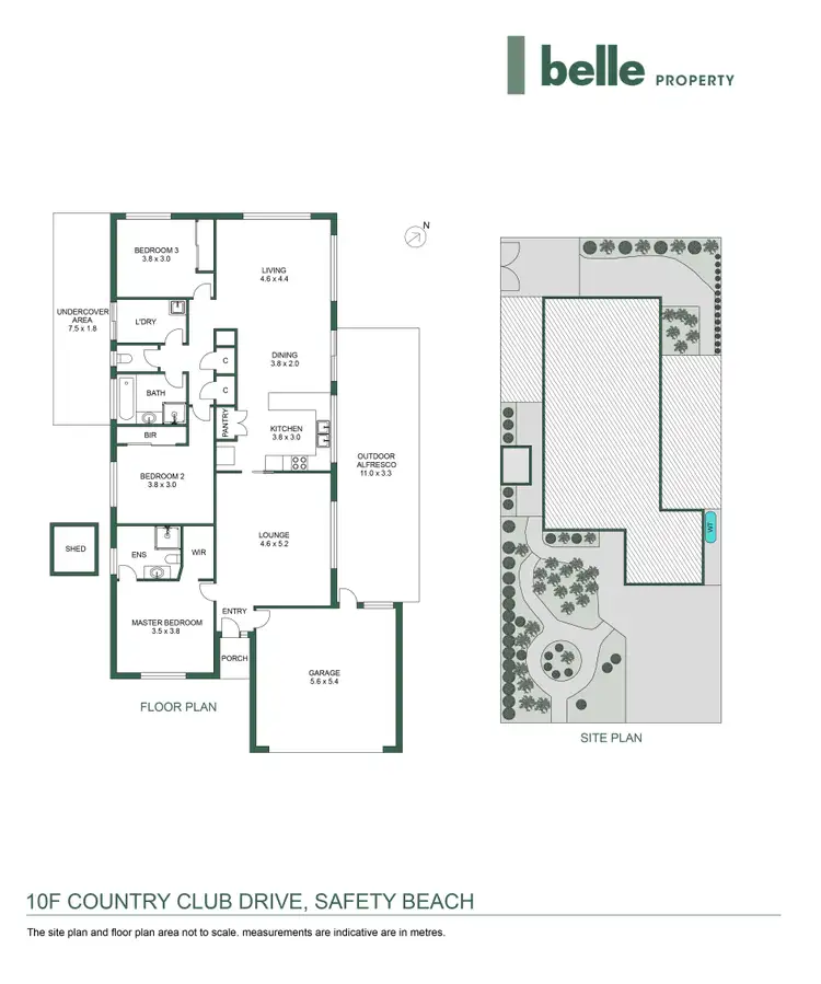 Floorplan of Homely house listing, 10F Country Club Drive, Safety Beach VIC 3936