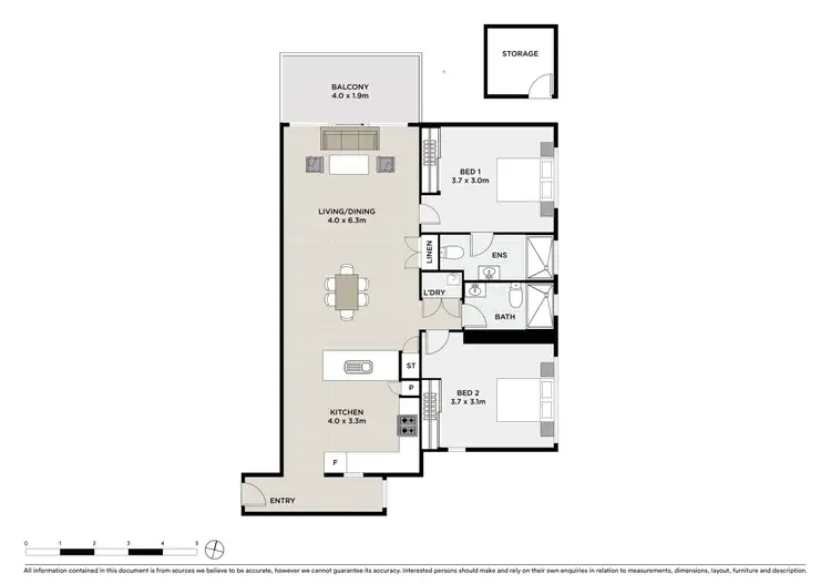 Floorplan of Homely apartment listing, 3807/12 Phillip Street, Parramatta NSW 2150