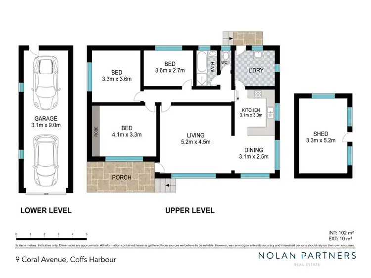 Floorplan of Homely house listing, 9 Coral Avenue, Coffs Harbour NSW 2450