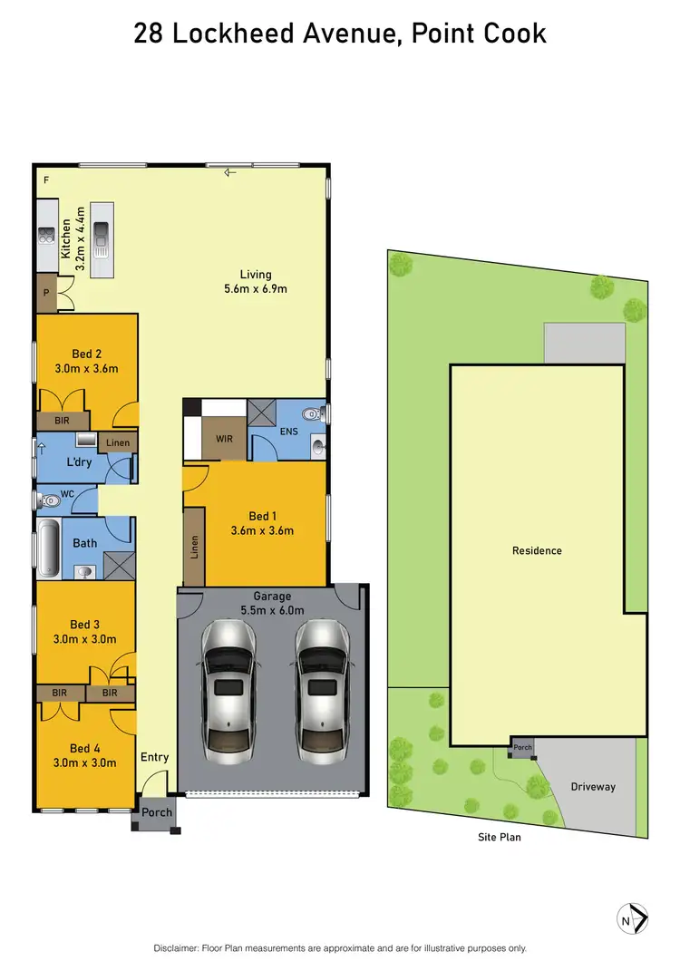 Floorplan of Homely house listing, 28 Lockheed Parade, Point Cook VIC 3030
