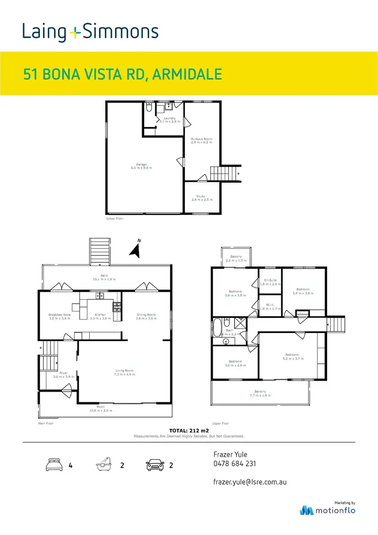 Floorplan of Homely house listing, 51 Bona Vista Road, Armidale NSW 2350