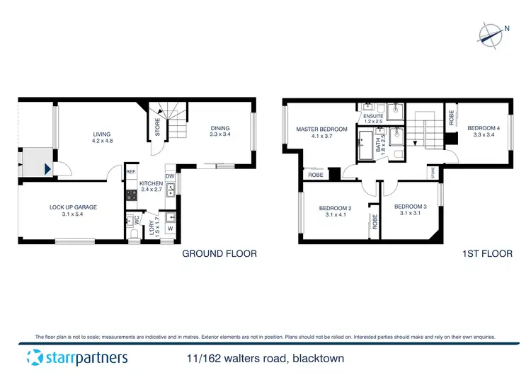 Floorplan of Homely townhouse listing, 11/162 Walters Road, Blacktown NSW 2148