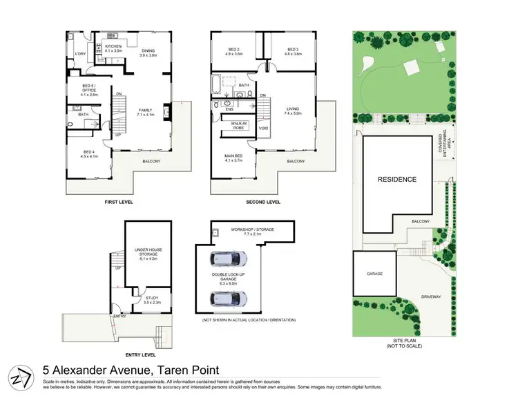 Floorplan of Homely house listing, 5 Alexander Avenue, Taren Point NSW 2229