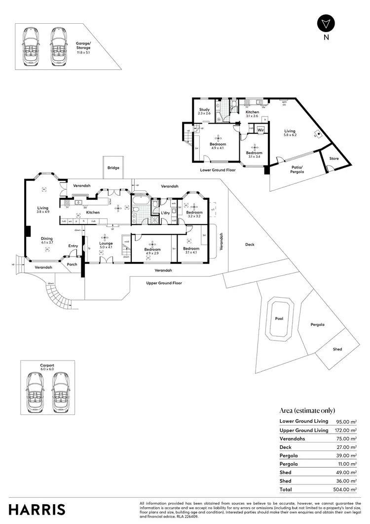 Floorplan of Homely house listing, 11 Francis Street, Belair SA 5052