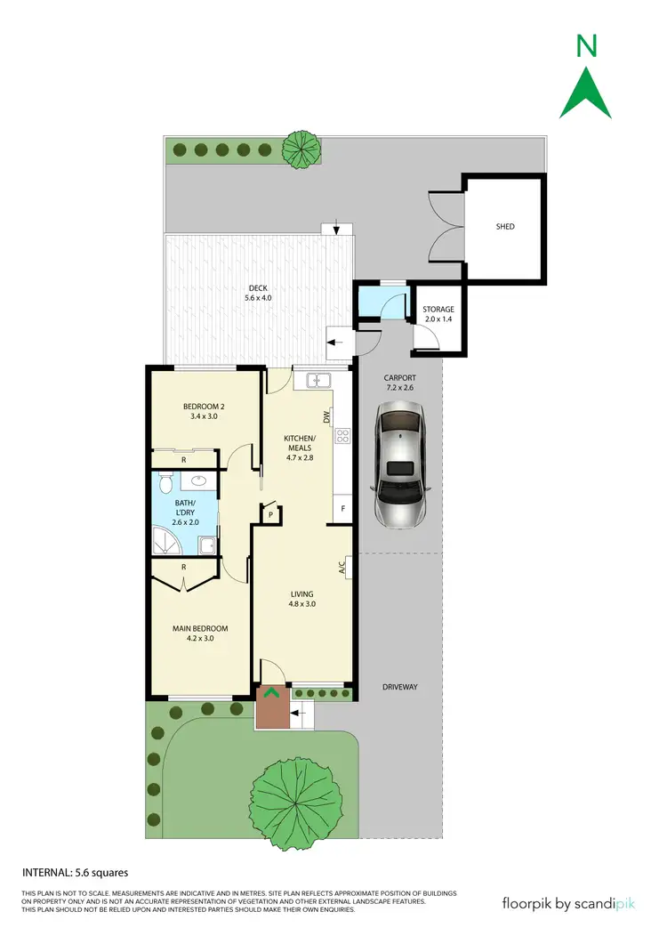 Floorplan of Homely unit listing, 1/2 Harris Grove, Bayswater VIC 3153
