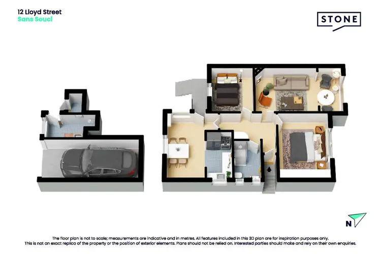 Floorplan of Homely house listing, 12 Lloyd Street, Sans Souci NSW 2219