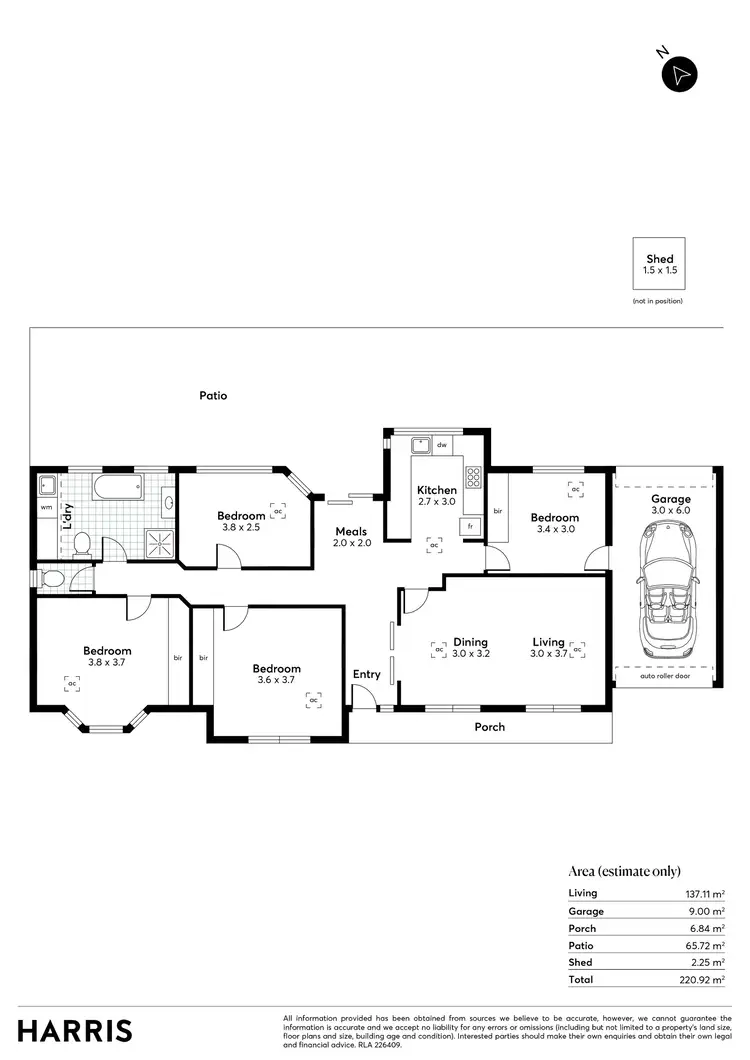 Floorplan of Homely house listing, 3 Glen Avenue, Tranmere SA 5073