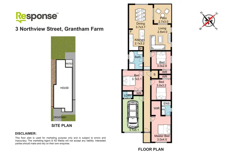 Floorplan of Homely house listing, 3 Northview Street, Grantham Farm NSW 2765